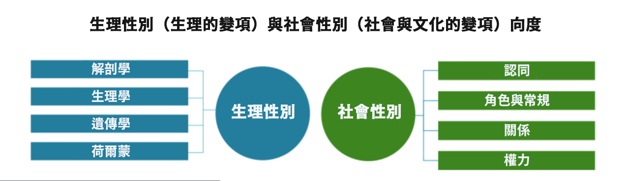 dimension of sex and gender from NIH office for research on womens health