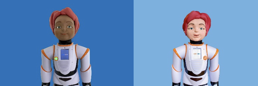 girl ethnic robots