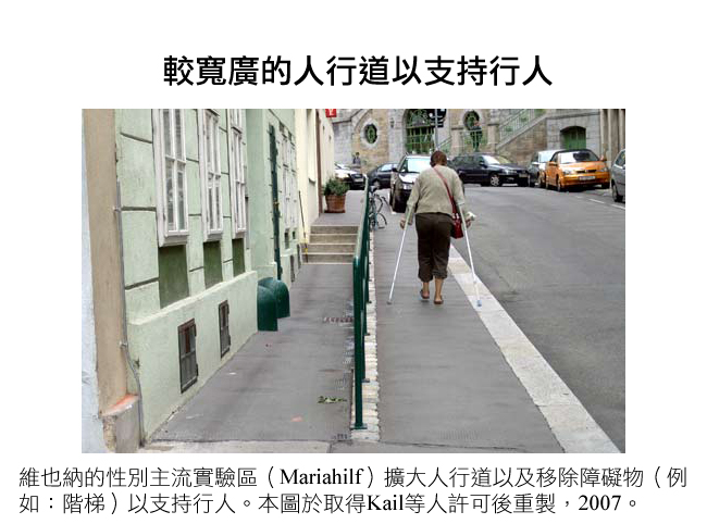 Vienna sidewalks support pedestrians